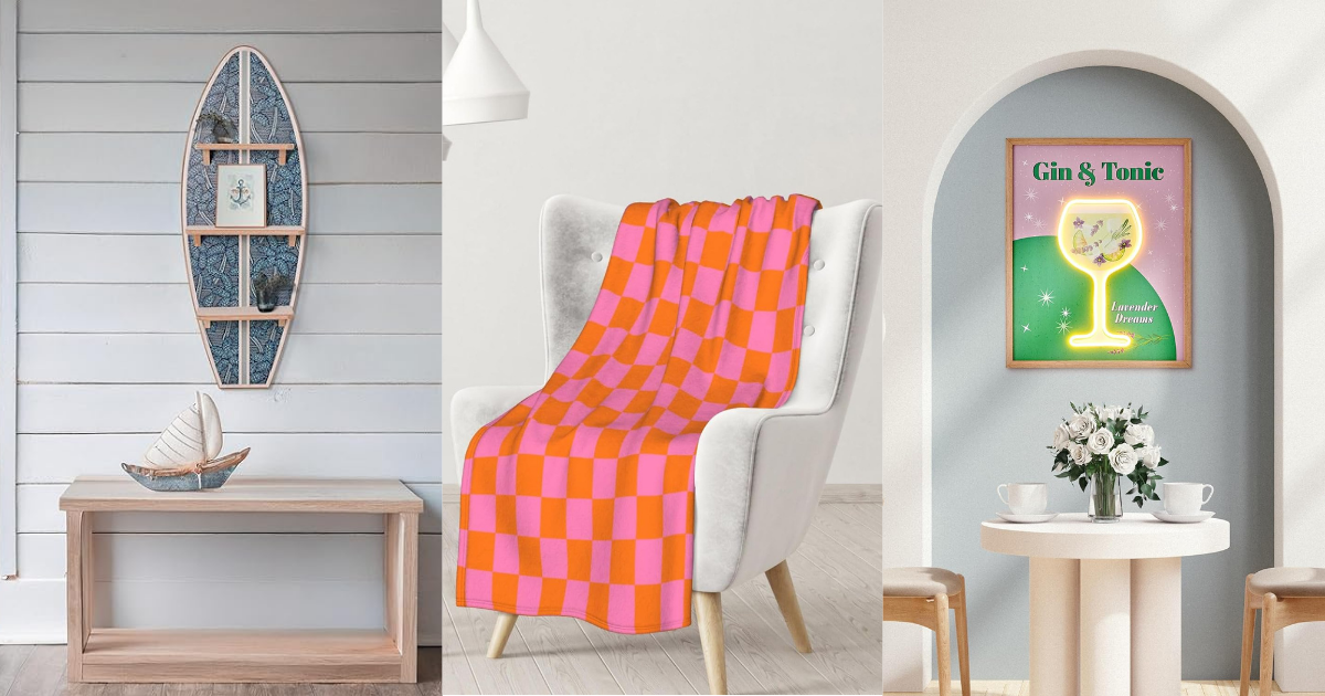 Bring summery vibes inside with bright textiles and easy updates