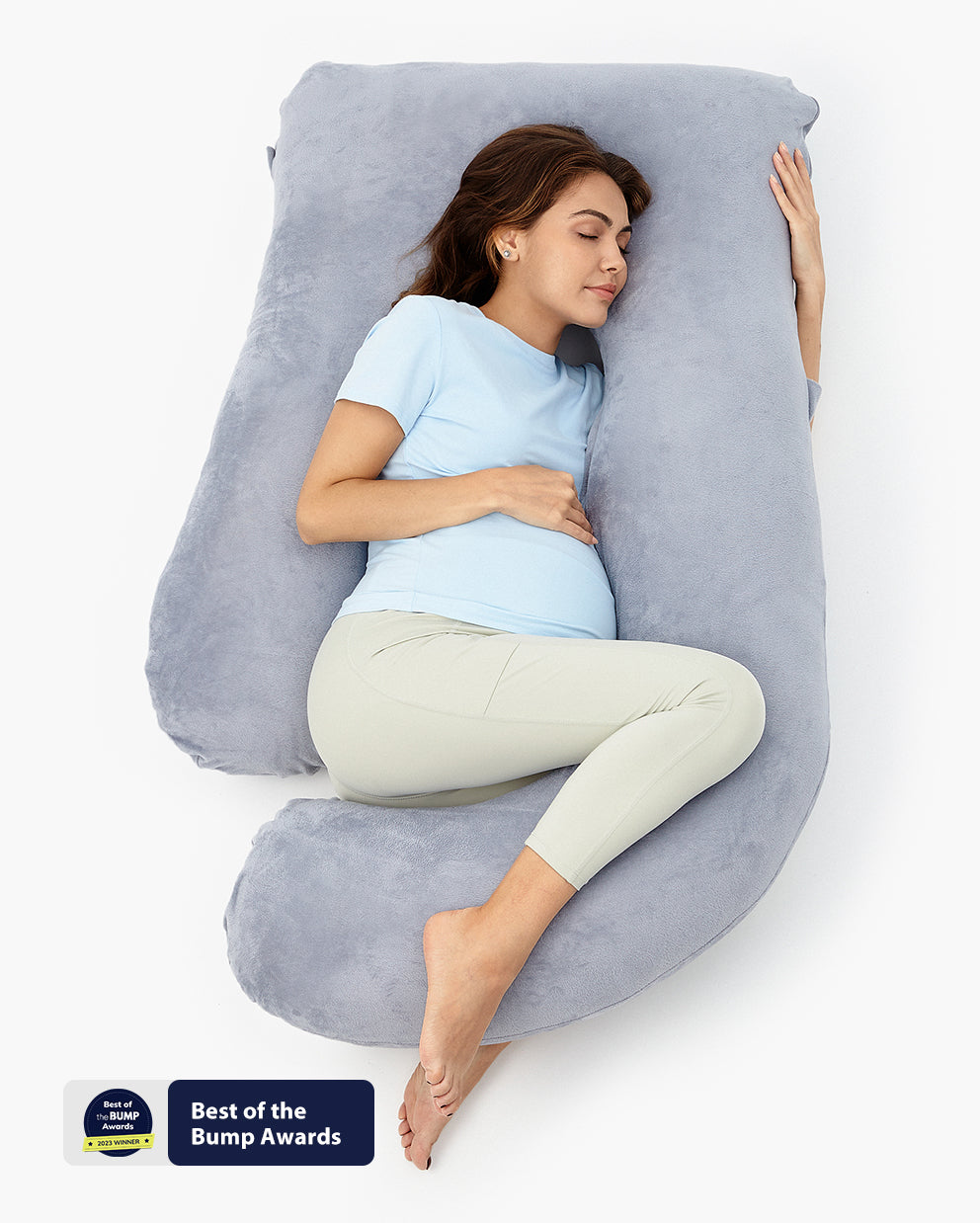 Momcozy U-Shaped Pregnancy Pillow Review: The 57-Inch Full-Body Pillow That Solves Third-Trimester Sleep