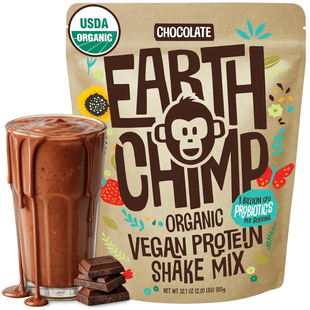 EarthChimp Organic Vegan Protein Powder Review: One of the Best-Tasting Plant Proteins We’ve Tested
